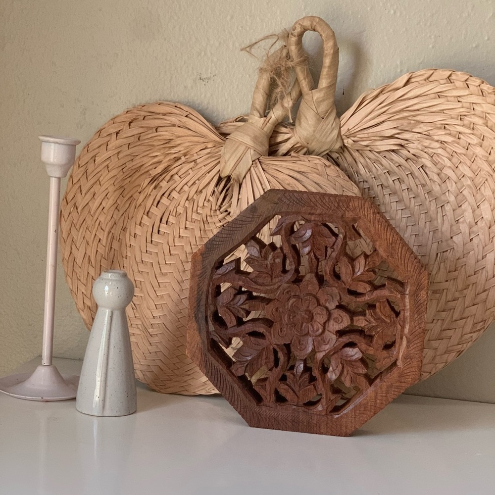 Vintage wood trivet